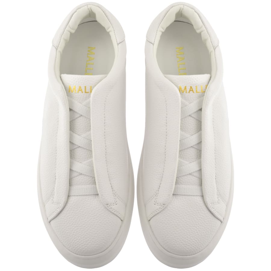 Womens white mallet trainers top